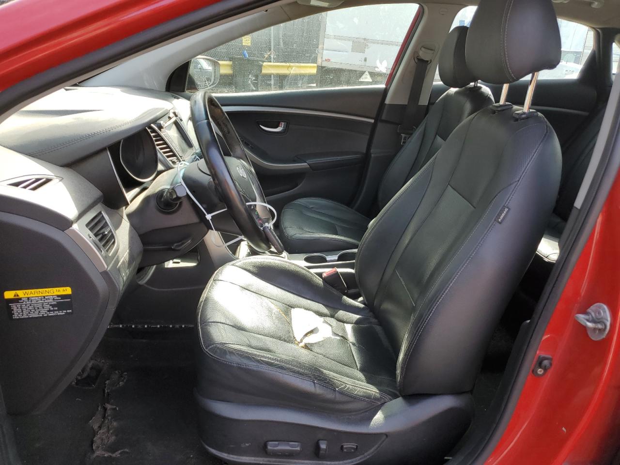 2013 Hyundai Elantra VIN KMHD35LE0DU044412 Copart auction photo, front end / side damage thumbnail 7