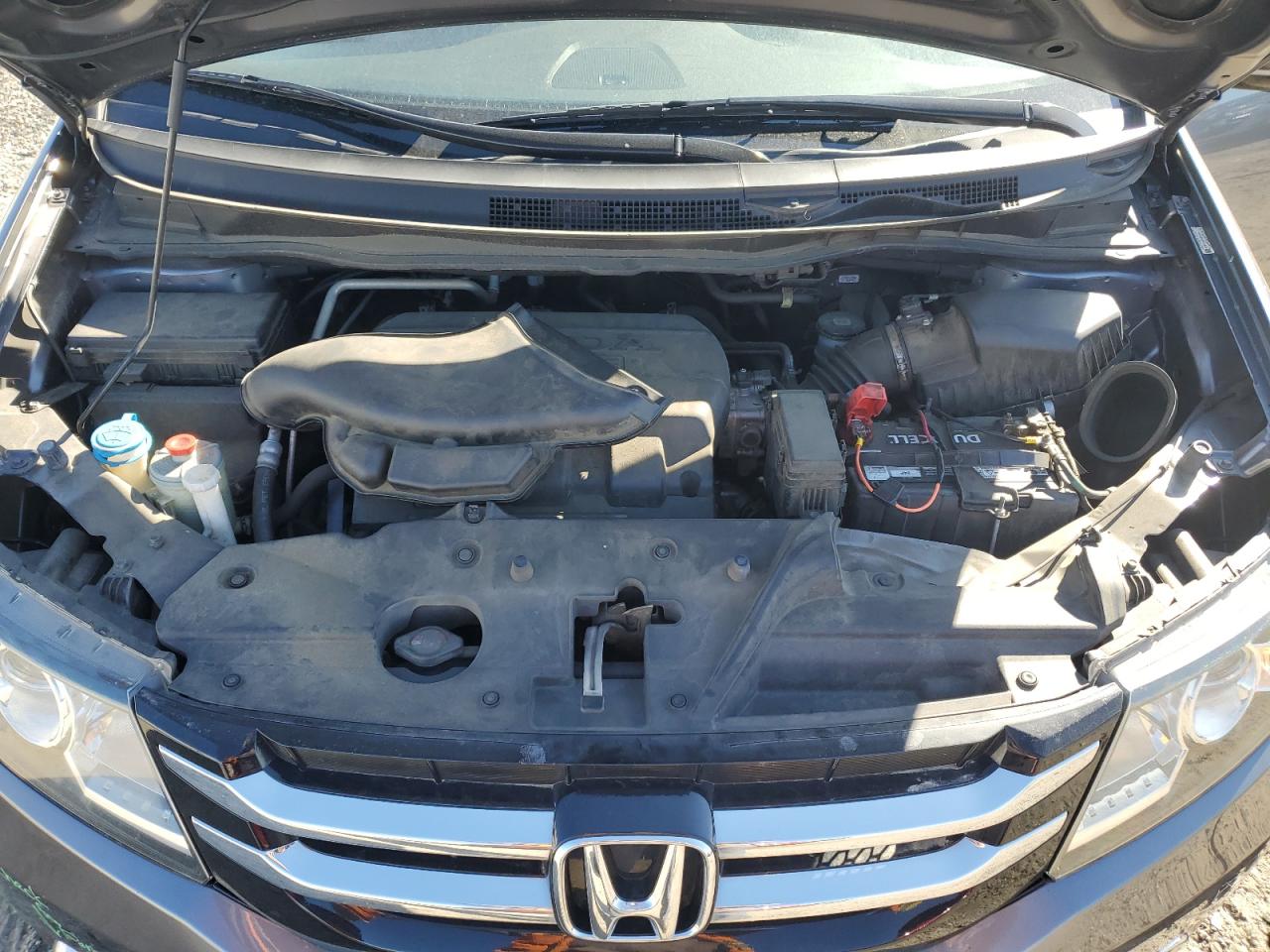 2014 Honda Odyssey VIN 5FNRL5H96EB061876 Copart auction photo, side damage thumbnail 12