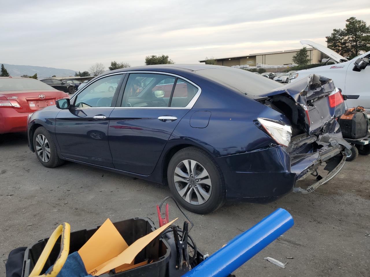 2014 Honda Accord VIN 1HGCR2F35EA299083 Copart auction photo, rear end damage thumbnail 2