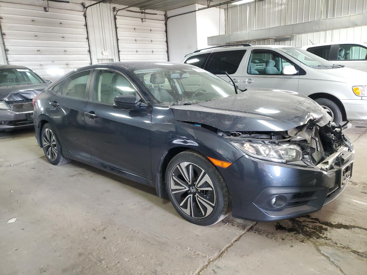 2018 Honda Civic VIN JHMFC1F76JX026301 Copart auction photo, front end damage thumbnail 4