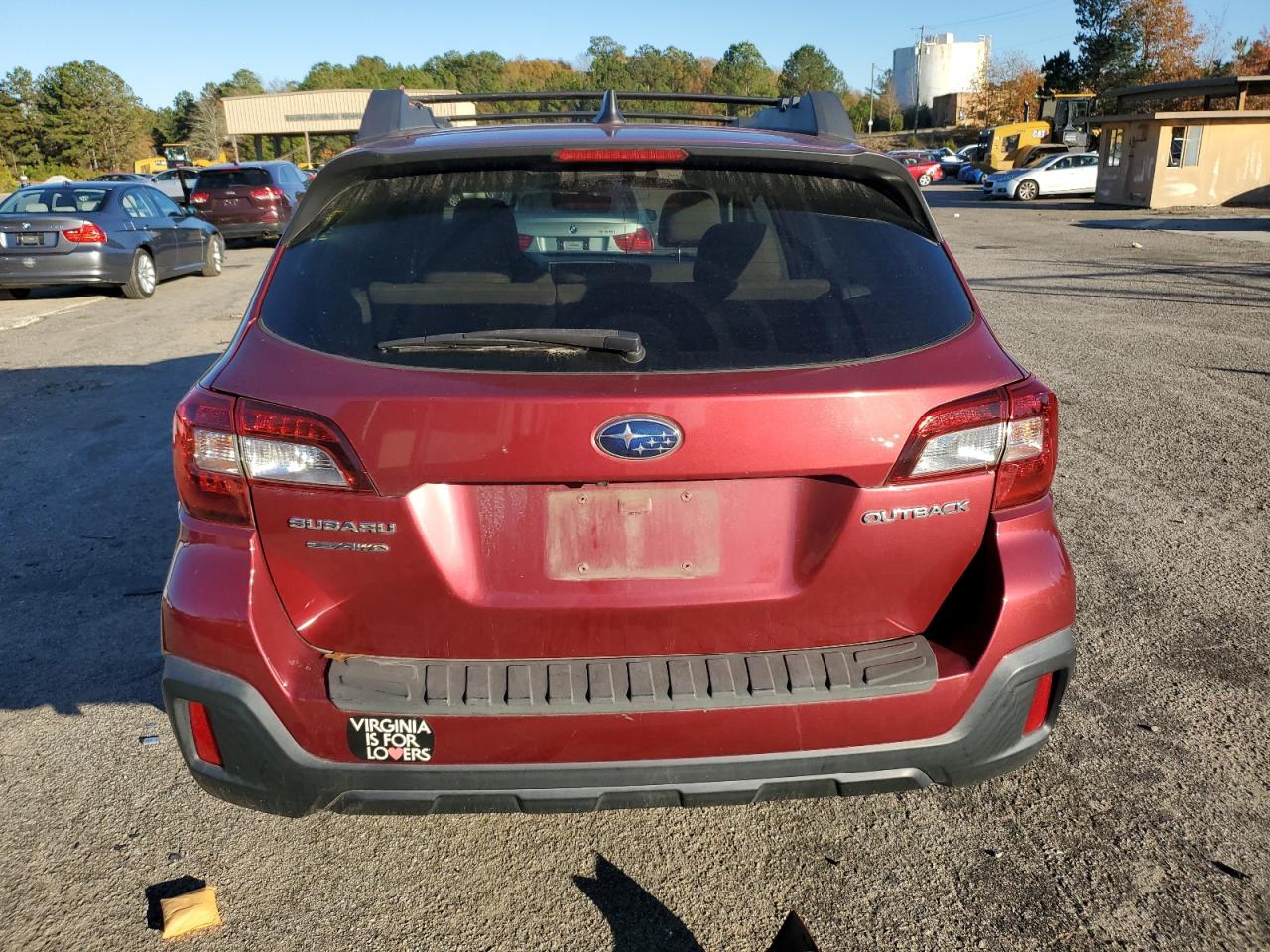2018 Subaru Outback VIN 4S4BSACC2J3334363 Copart auction photo, front end damage thumbnail 6