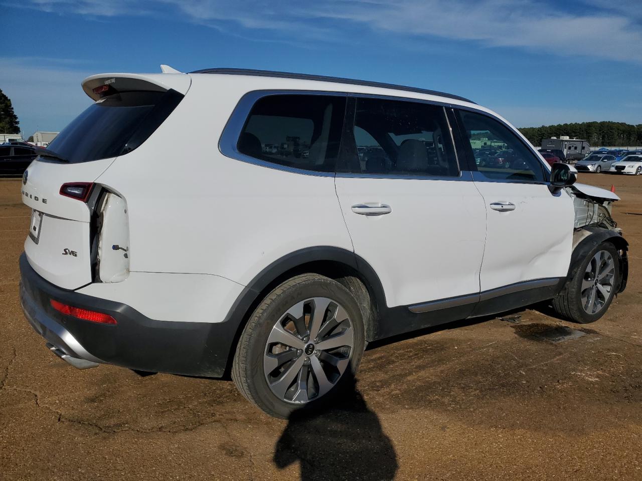 2021 KIA Telluride VIN 5XYP64HC3MG164071 Copart auction photo, front end / side damage thumbnail 3