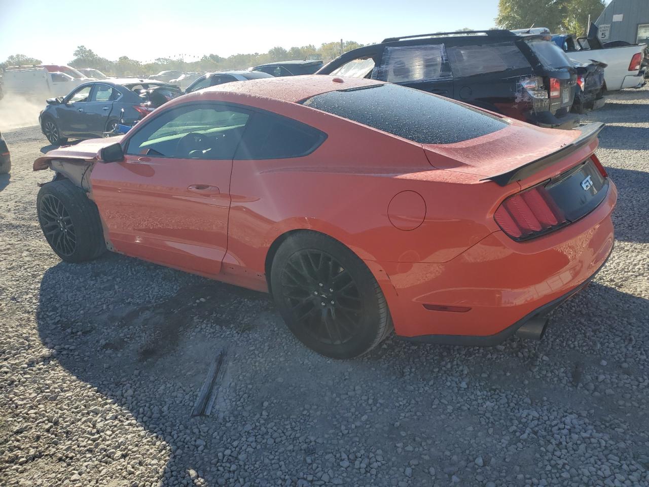 2016 Ford Mustang VIN 1FA6P8CF1G5225566 Copart auction photo, front end damage thumbnail 2