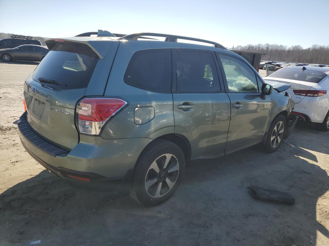 2018 Subaru Forester VIN JF2SJAGC3JH581493 Copart auction photo, front end damage thumbnail 3