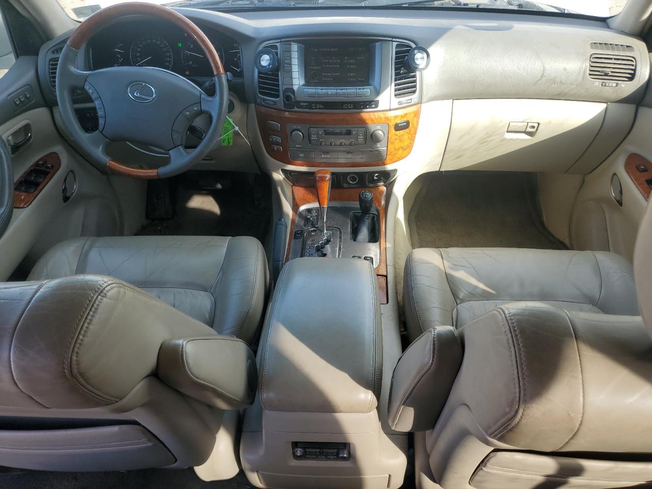 2005 Lexus LX VIN JTJHT00W753554363 Copart auction photo, front end / minor dent/scratches damage thumbnail 8