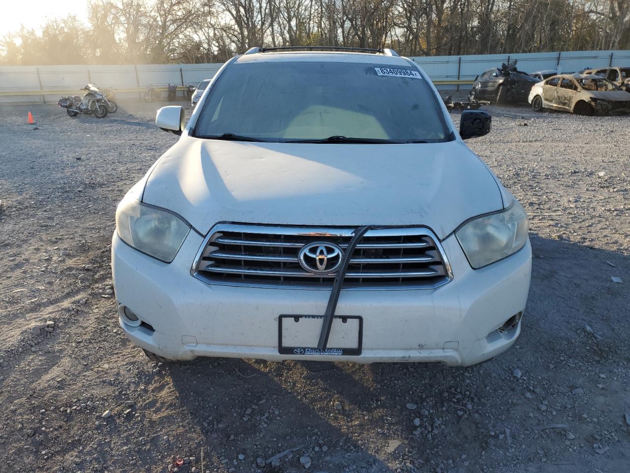 2010 Toyota Highlander VIN 5TDYK3EH9AS007315 Copart auction photo, side / hail damage thumbnail 5