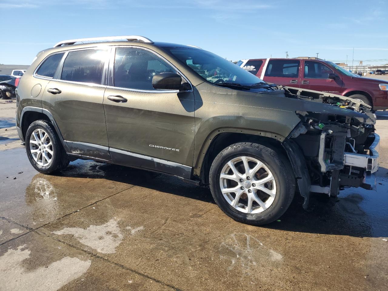 2015 Jeep Grand Cherokee VIN 1C4PJLCB9FW730649 Copart auction photo, front end damage thumbnail 4