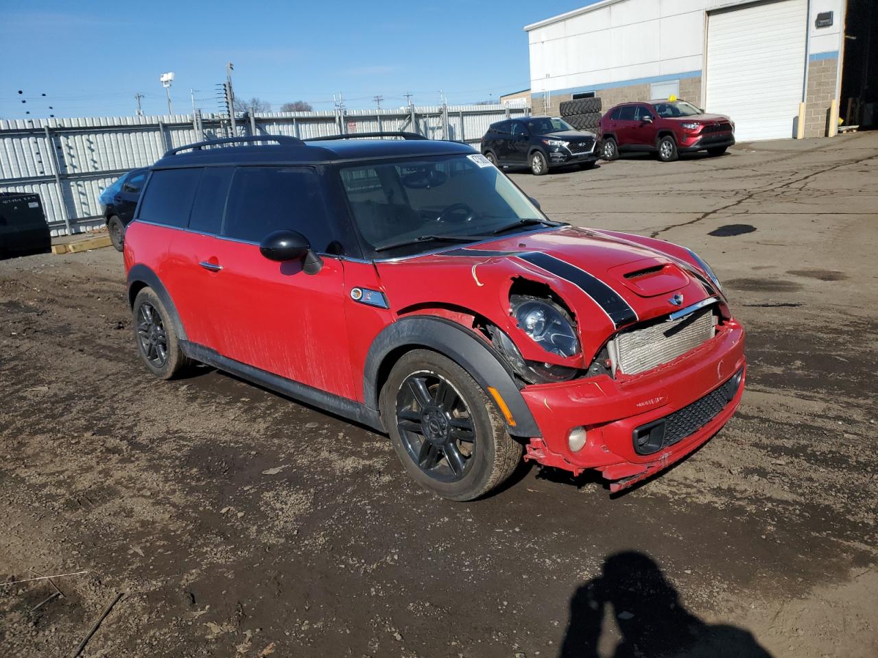 2012 MINI Cooper VIN WMWZG3C53CTY38910 Copart auction photo, front end damage thumbnail 4