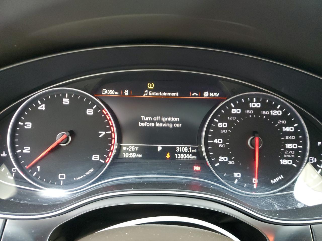 2014 Audi A6 VIN WAUDFAFCXEN065890 Copart auction photo, front end damage thumbnail 9