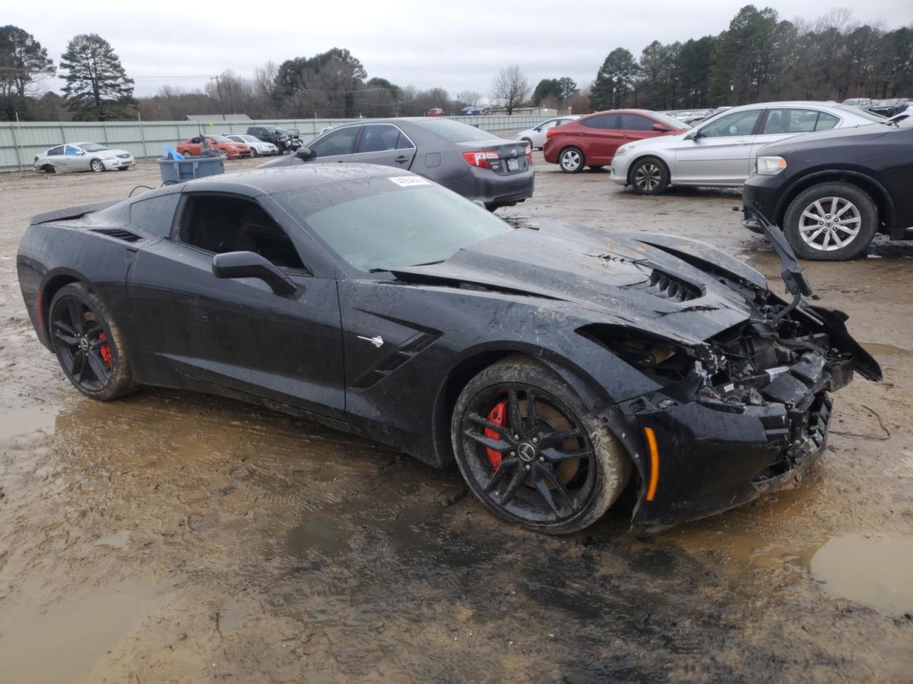 2015 Chevrolet Corvette VIN 1G1YM2D76F5121369 Copart auction photo, front end / mechanical damage thumbnail 4