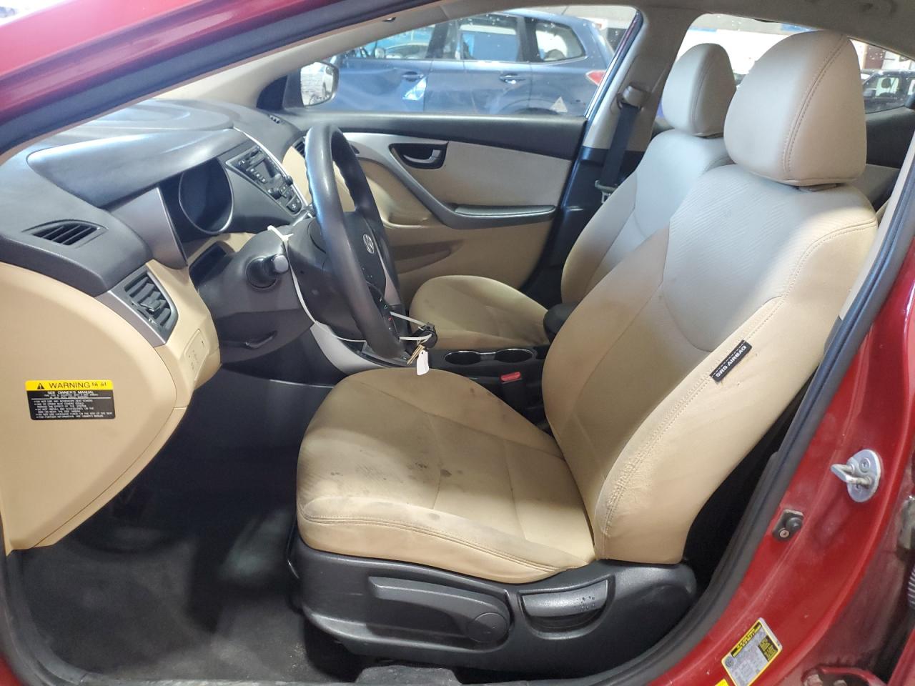 2013 Hyundai Elantra VIN KMHDH4AE6DU776431 Copart auction photo, front end damage thumbnail 7