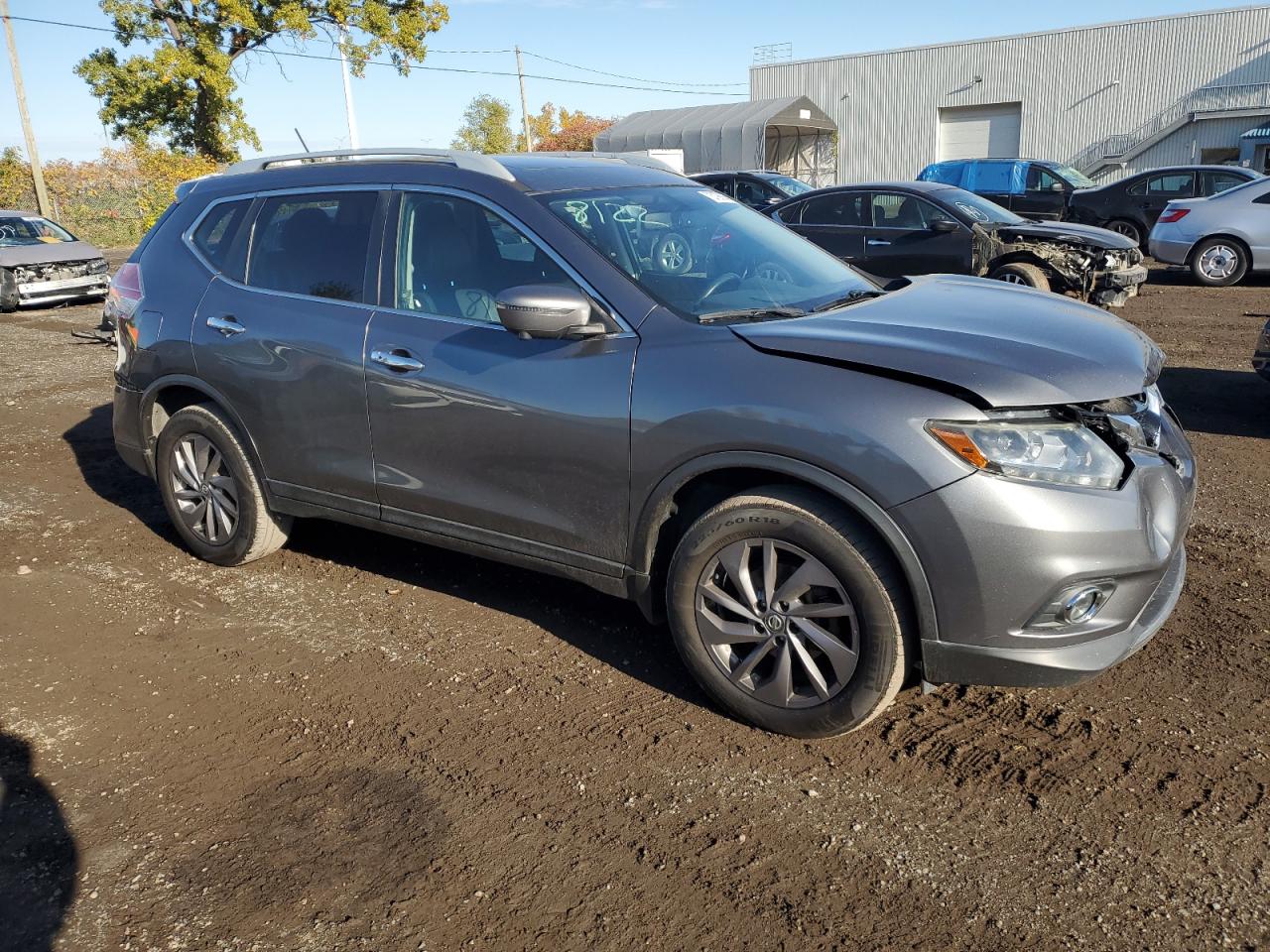 2016 Nissan Rogue VIN 5N1AT2MV5GC845136 Copart auction photo, front end / rear end damage thumbnail 4