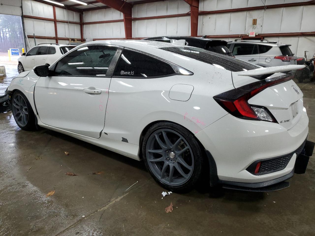 2018 Honda Civic VIN 2HGFC3A59JH754316 Copart auction photo, front end / side damage thumbnail 2