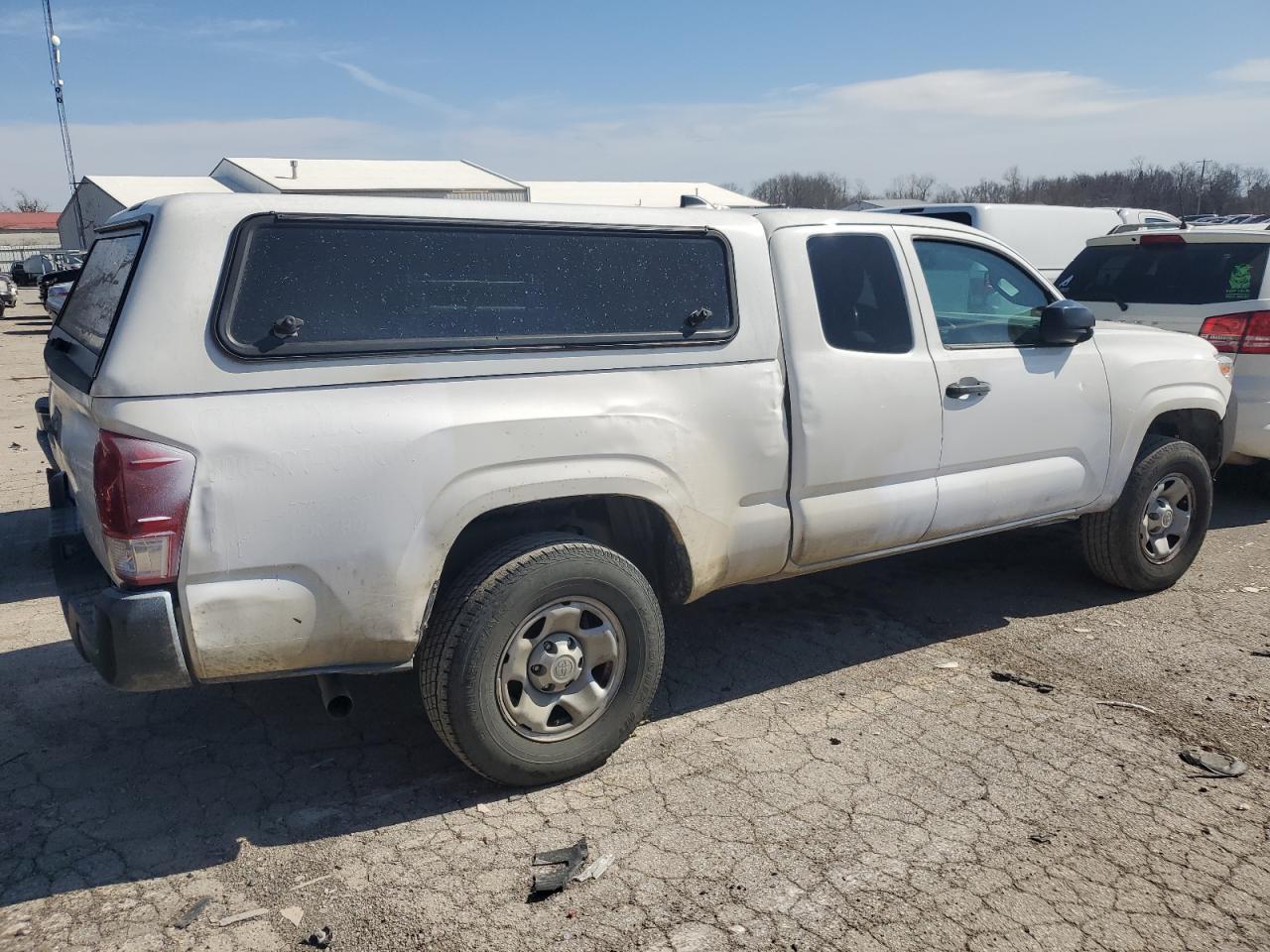 2021 Toyota Tacoma VIN 3TYRX5GN8MT012843 Copart auction photo, front end / side damage thumbnail 3