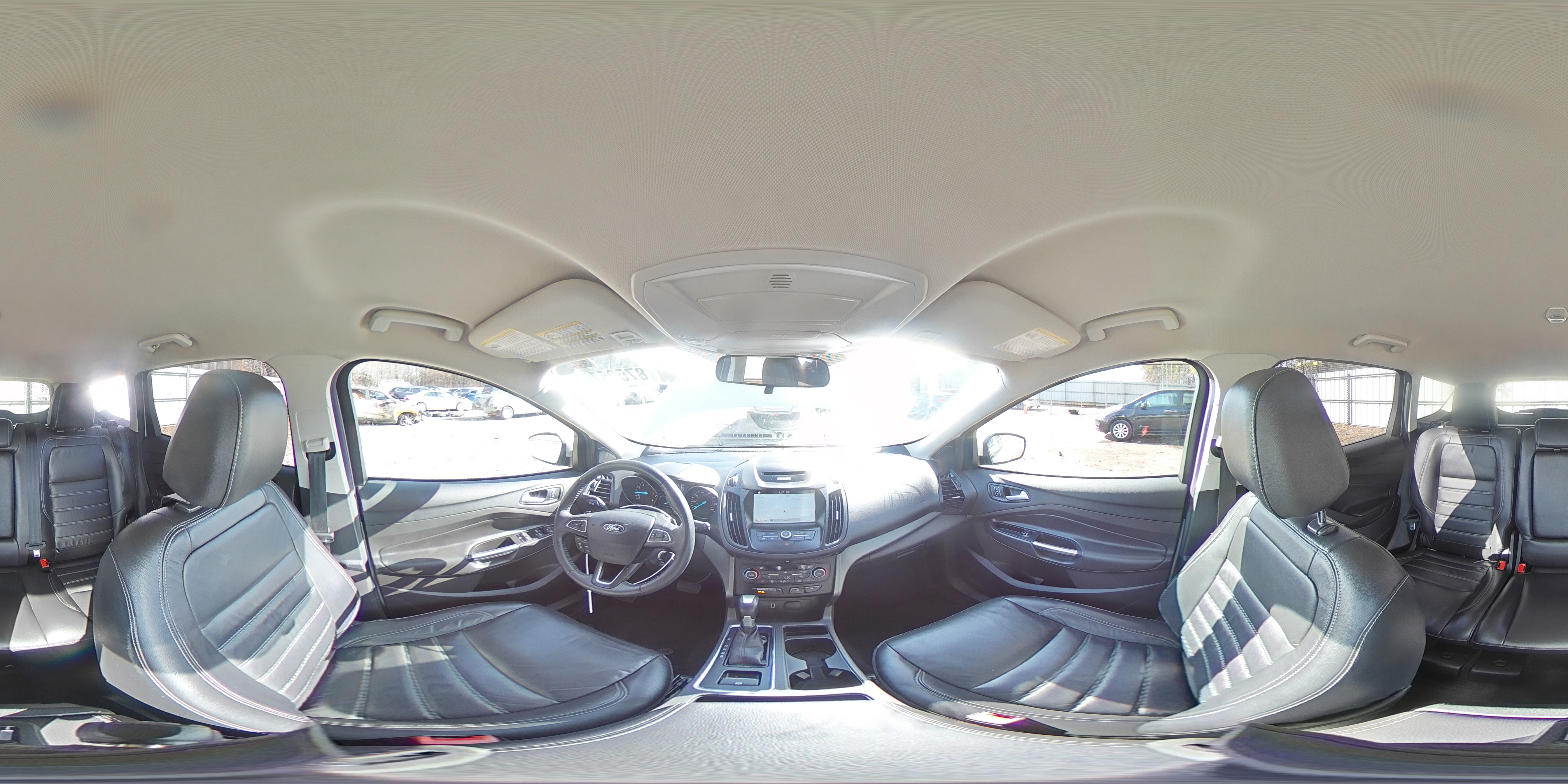 2017 Ford Escape VIN 1FMCU0G90HUE84192 Copart auction photo, all over damage thumbnail 15