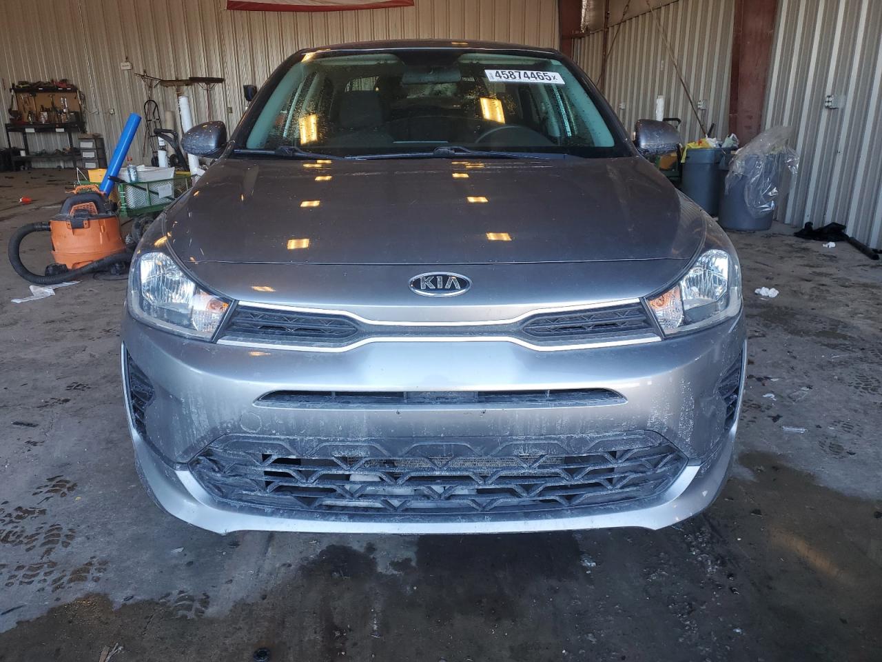 2021 KIA Rio VIN 3KPA24AD5ME366587 Copart auction photo, side damage thumbnail 5