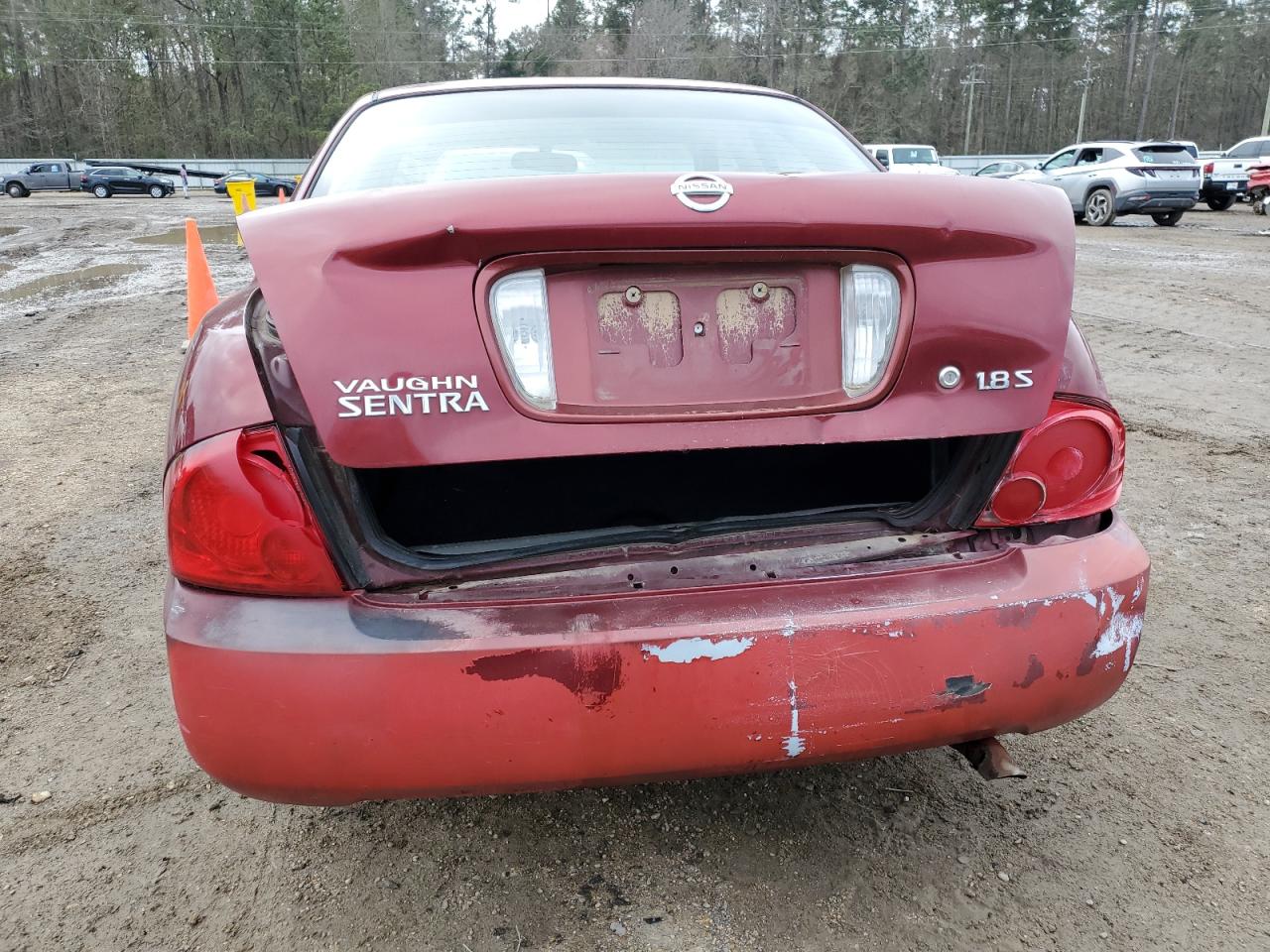 2005 Nissan Sentra VIN 3N1CB51D15L528617 Copart auction photo, rear end / front end damage thumbnail 6
