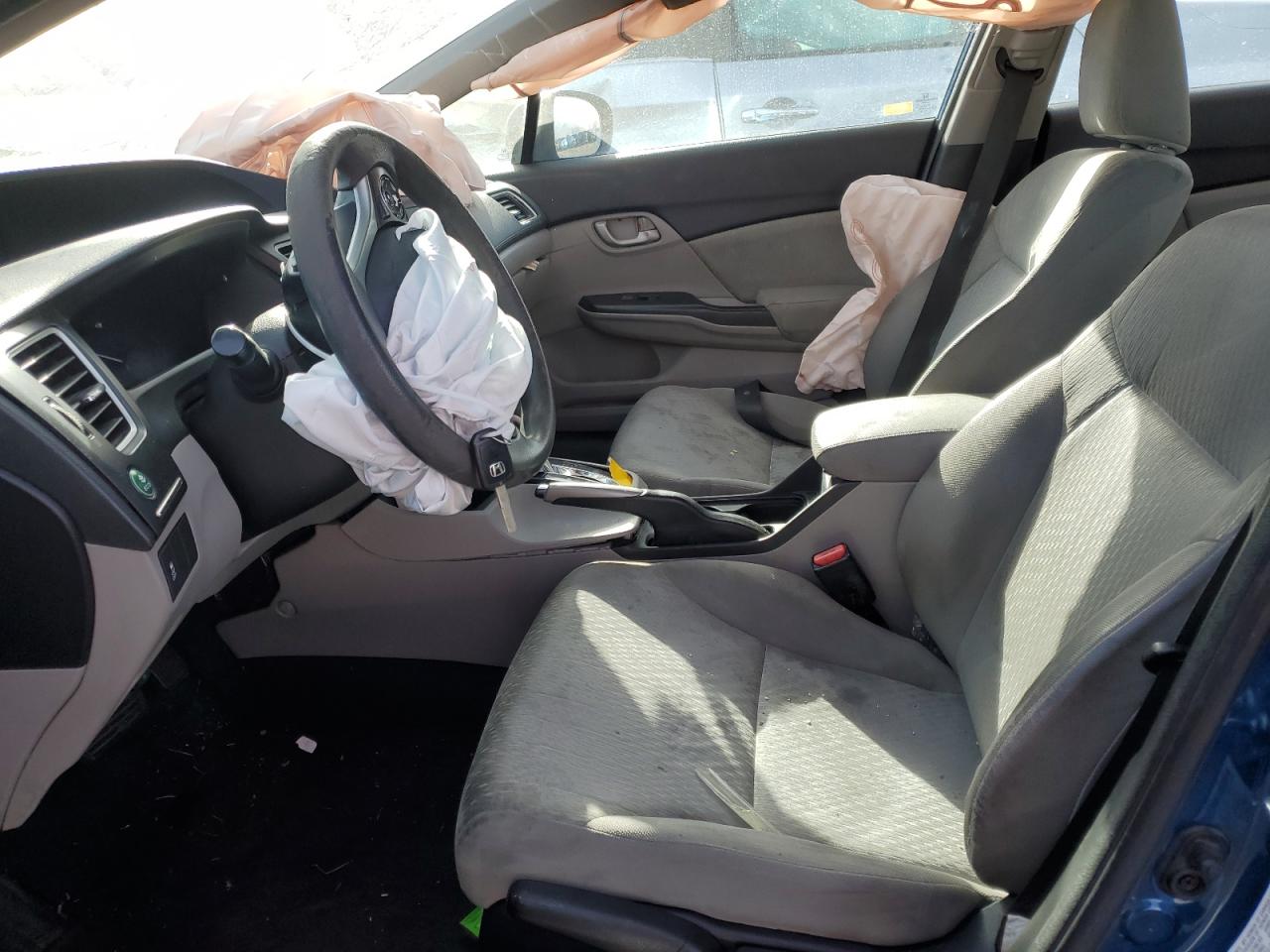 2015 Honda Civic VIN 2HGFB2F59FH524563 Copart auction photo, rear end / front end damage thumbnail 7