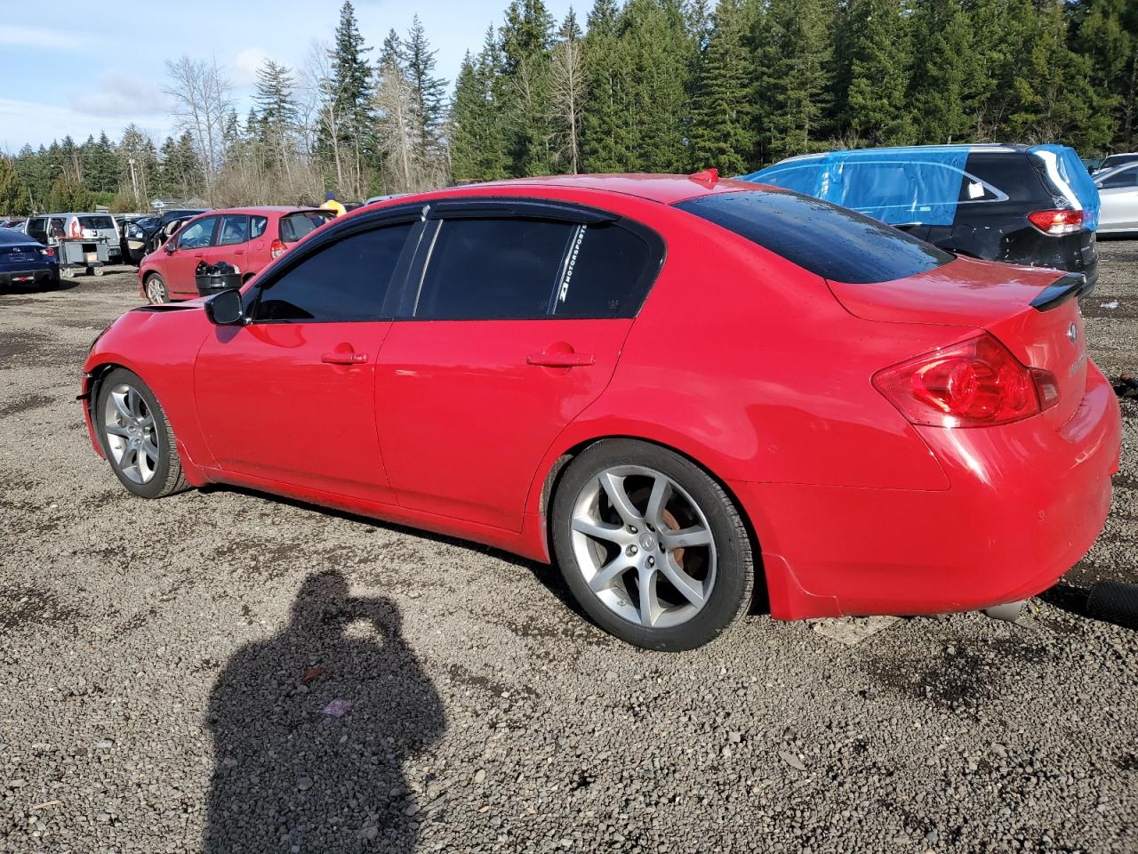 2013 Infiniti G VIN JN1CV6AR4DM352515 Copart auction photo, front end damage thumbnail 2