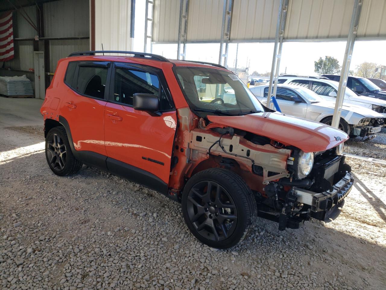 2021 Jeep Renegade VIN ZACNJCBB9MPM68390 Copart auction photo, front end / rear end damage thumbnail 4