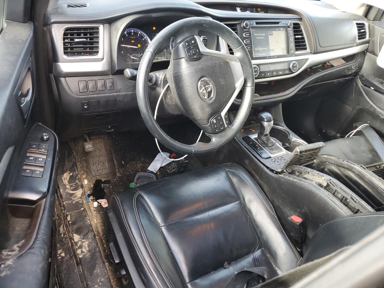 2016 Toyota Highlander VIN 5TDJKRFH6GS287559 Copart auction photo, all over / undercarriage damage thumbnail 8