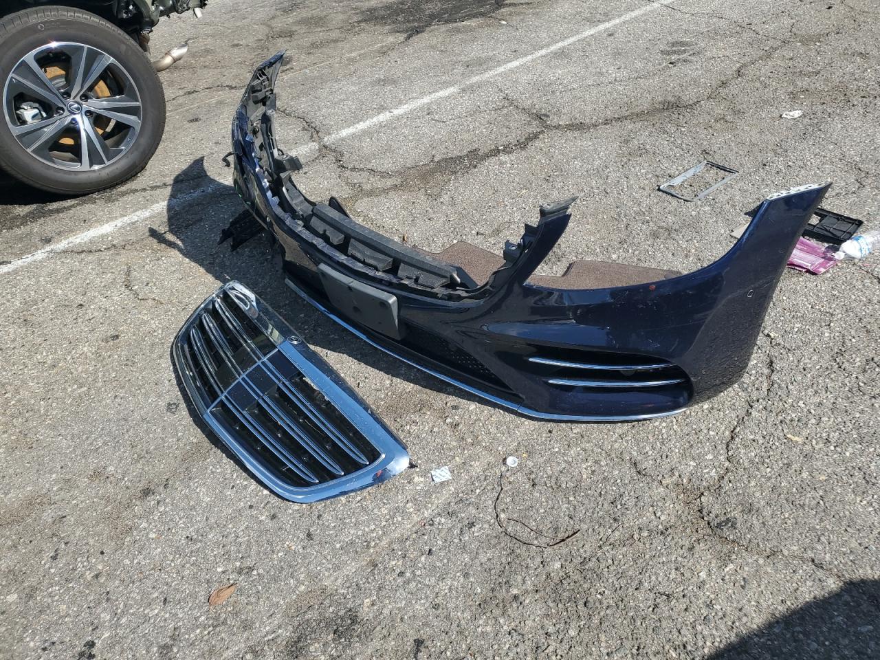 2020 Mercedes-Benz S-klasse VIN W1KUG8DB4LA569882 Copart auction photo, front end damage thumbnail 14