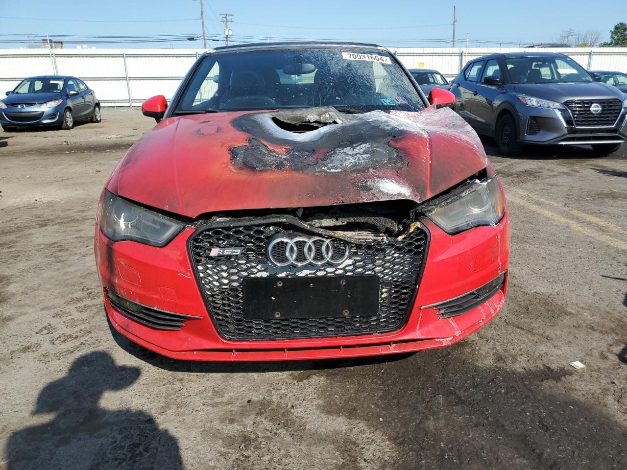 2015 Audi A3 VIN WAU3FLFF6F1142751 Copart auction photo, burn damage thumbnail 5