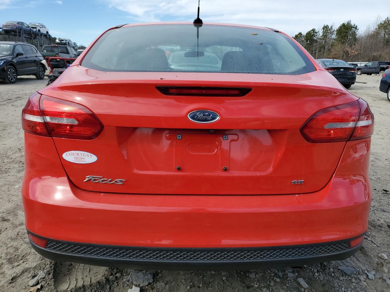 2017 Ford Focus VIN 1FADP3F29HL297583 Copart auction photo, side / minor dent/scratches damage thumbnail 6