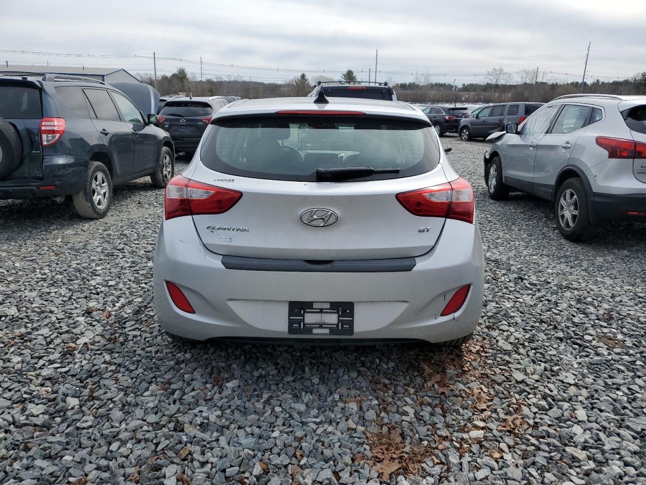 2013 Hyundai Elantra VIN KMHD35LE1DU153526 Copart auction photo, front end / side damage thumbnail 6
