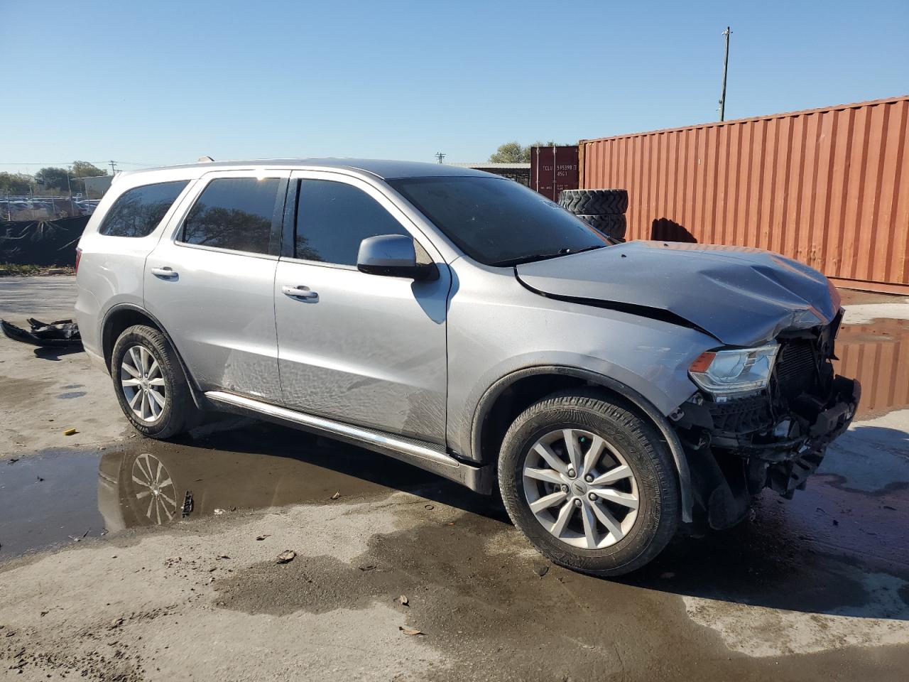 2020 Dodge Durango VIN 1C4RDHAGXLC356349 Copart auction photo, front end damage thumbnail 4