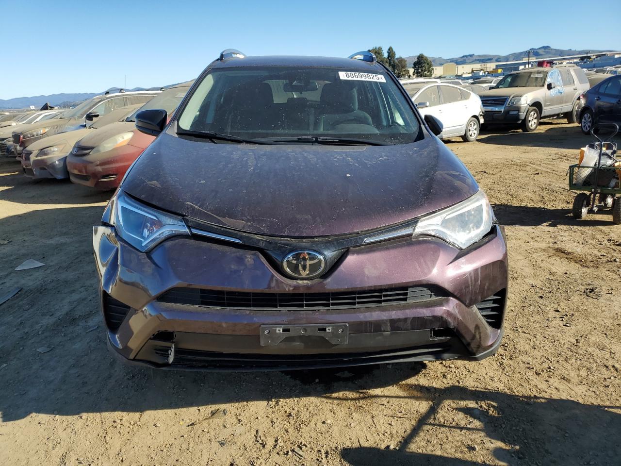 2018 Toyota RAV 4 VIN 2T3ZFREV3JW462810 Copart auction photo, front end / side damage thumbnail 5