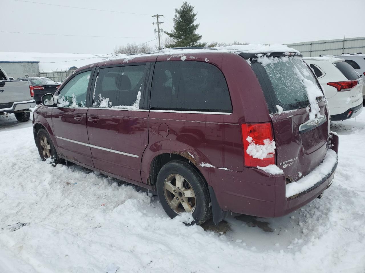 2009 Chrysler Town & Country VIN 2A8HR54159R607340 Copart auction photo, front end / rear end damage thumbnail 2