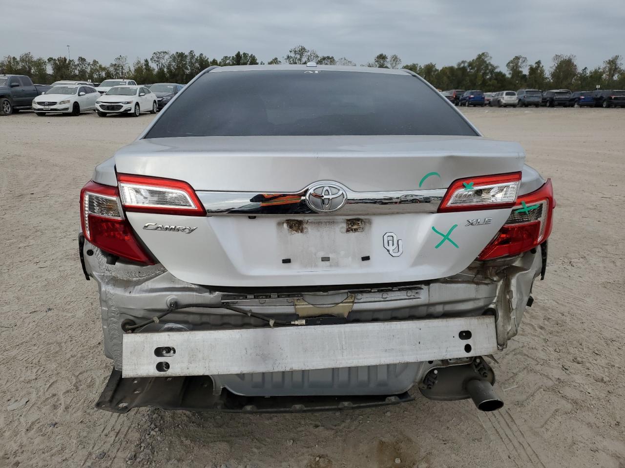 2013 Toyota Camry VIN 4T4BF1FK0DR307397 Copart auction photo, rear end / minor dent/scratches damage thumbnail 6