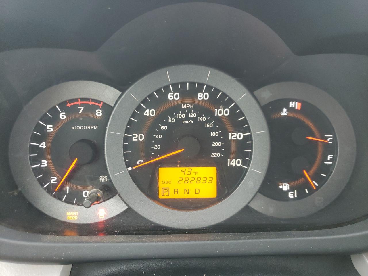 2009 Toyota RAV 4 VIN JTMZF33V49D003133 Copart auction photo, rear end / hail damage thumbnail 9