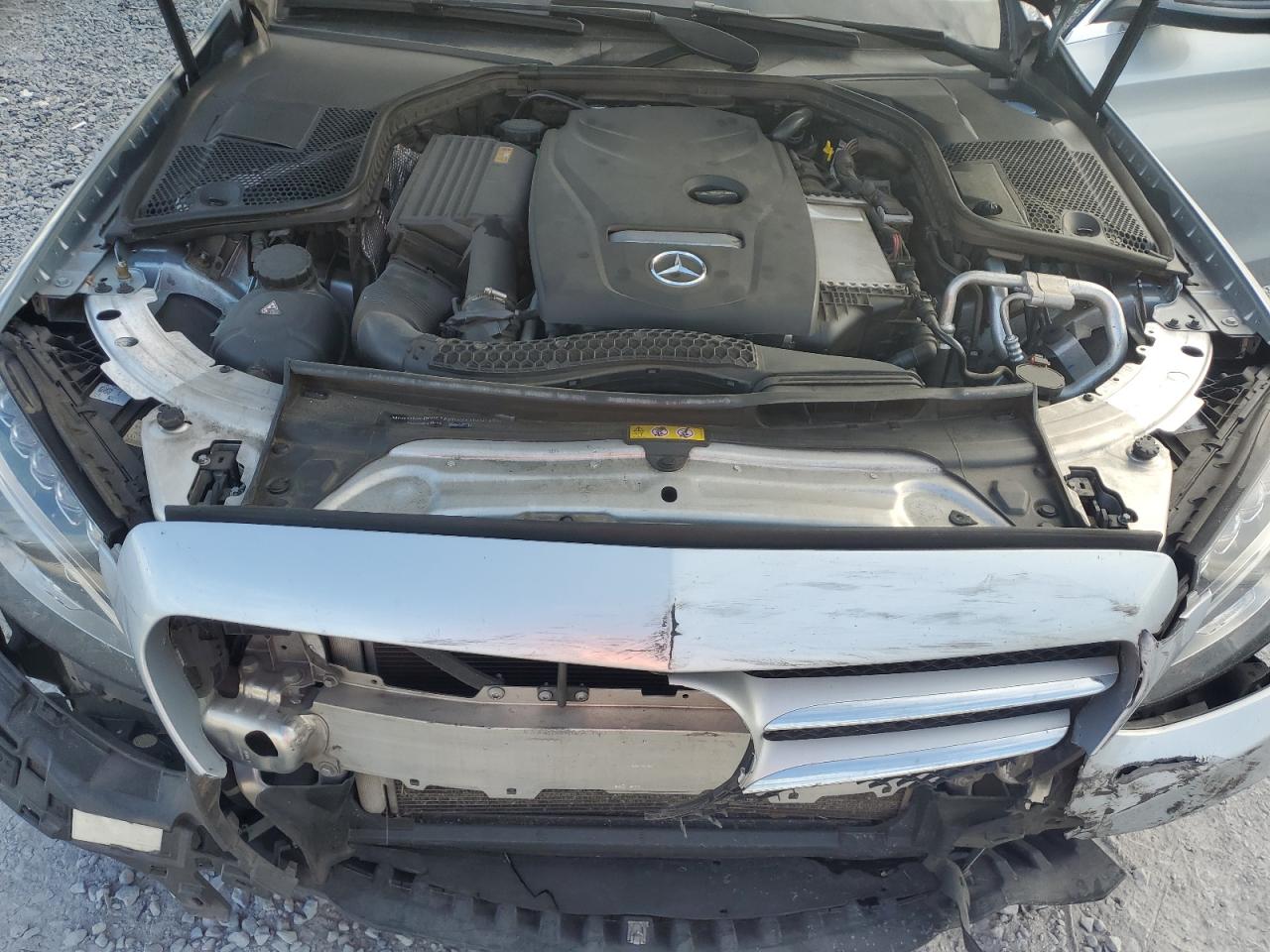 2017 Mercedes-Benz C-klasse VIN 55SWF4JB6HU202756 Copart auction photo, front end damage thumbnail 11