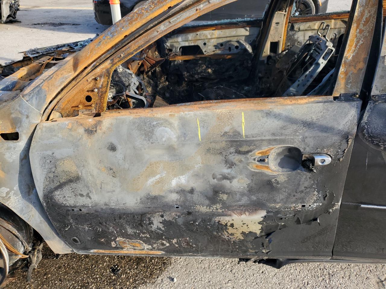 2008 Buick Lucerne VIN 1G4HP57258U185164 Copart auction photo, burn damage thumbnail 7