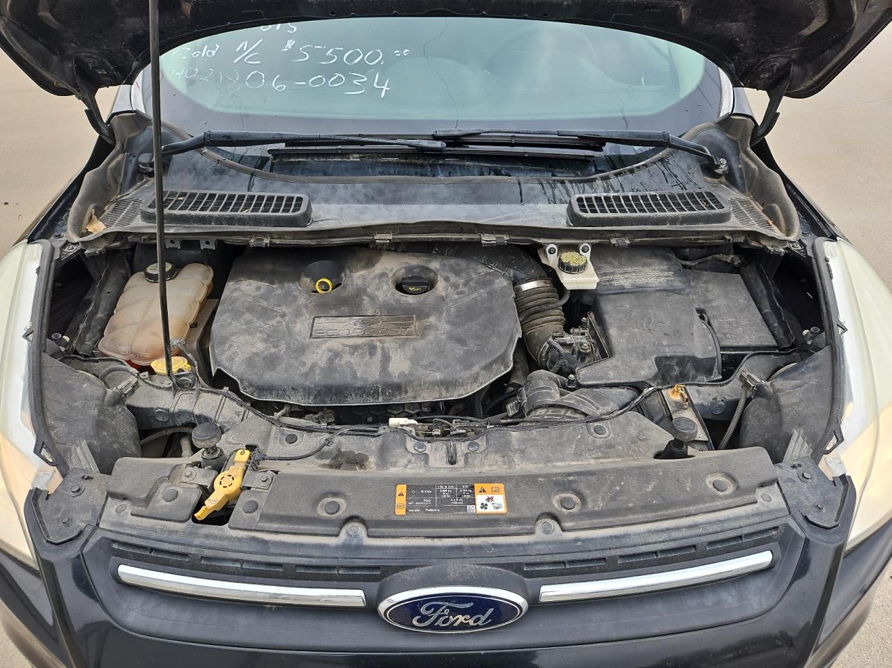 2013 Ford Escape VIN 1FMCU9G91DUC80757 Copart auction photo, hail / normal wear damage thumbnail 7