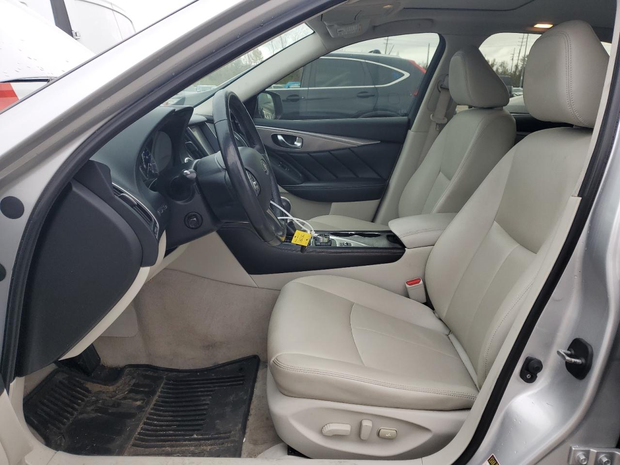 2016 Infiniti Q50 VIN JN1EV7APXGM301621 Copart auction photo, front end damage thumbnail 7