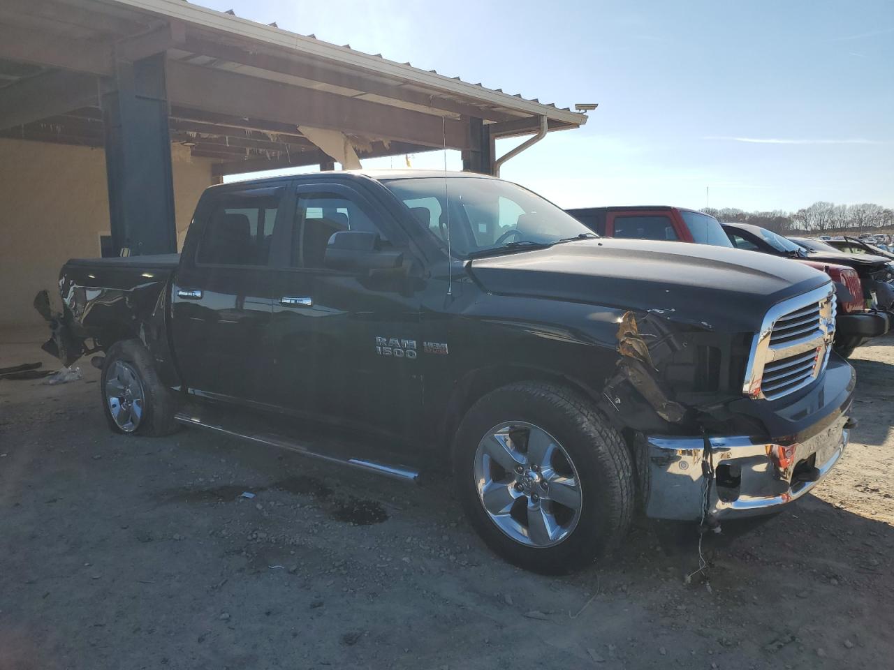 2017 RAM 1500 VIN 1C6RR7LTXHS665698 Copart auction photo, front end / rear end damage thumbnail 4