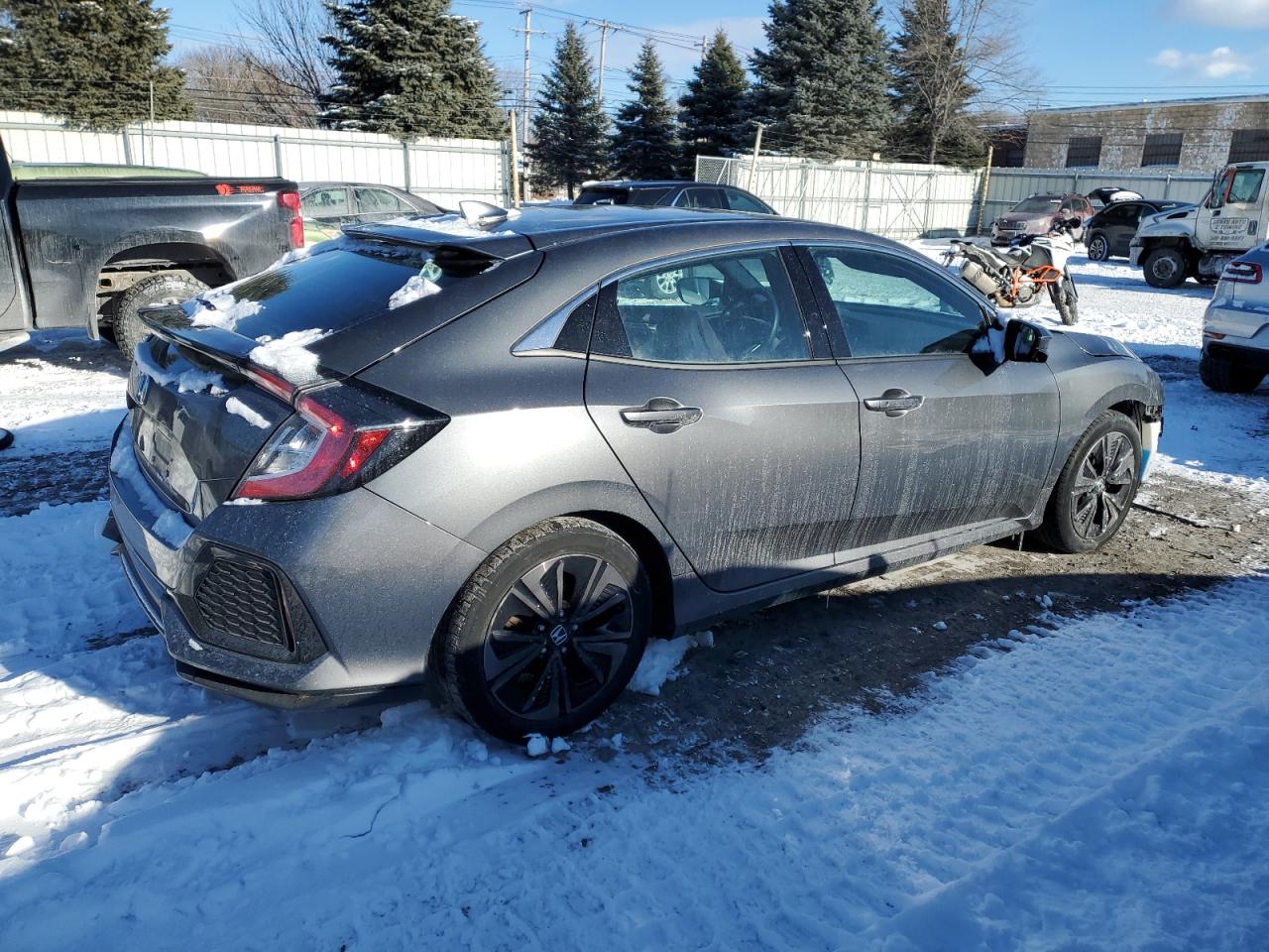 2017 Honda Civic VIN SHHFK7H59HU401572 Copart auction photo, front end damage thumbnail 3