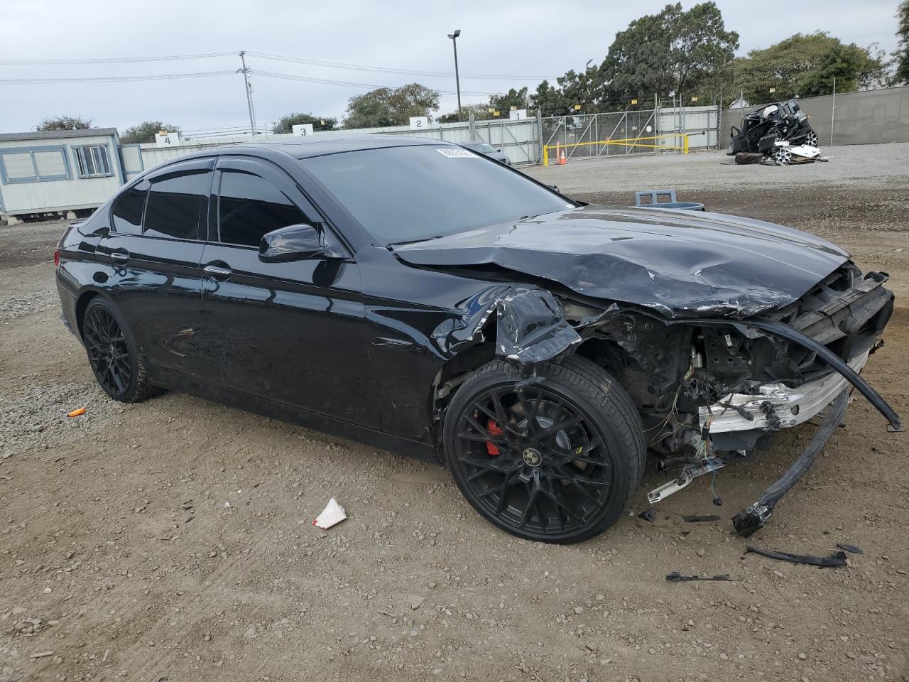 2012 BMW 5er VIN WBAXG5C56CDX01702 Copart auction photo, front end damage thumbnail 4