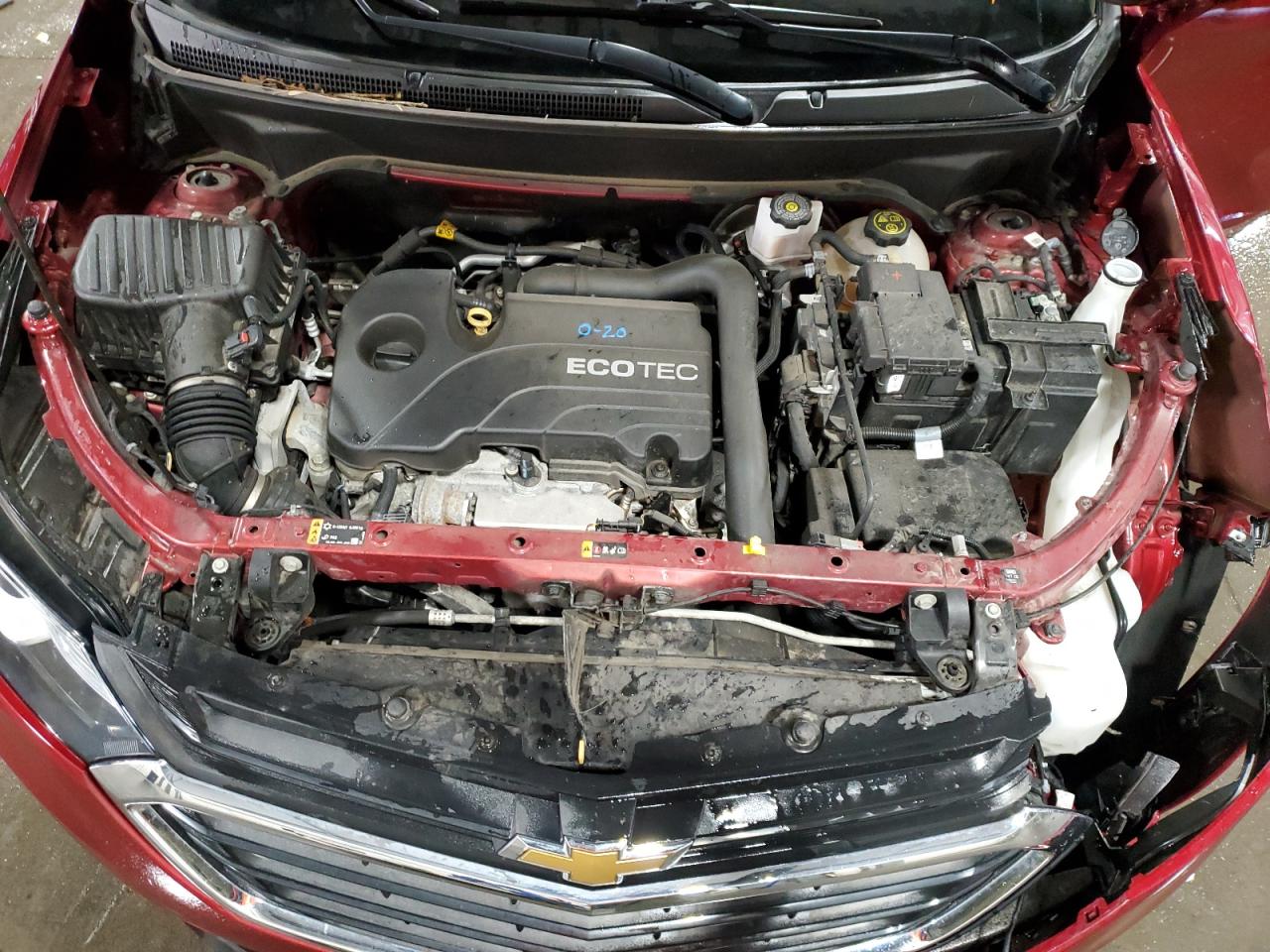 2021 Chevrolet Equinox VIN 2GNAXUEV3M6112243 Copart auction photo, front end / side damage thumbnail 13