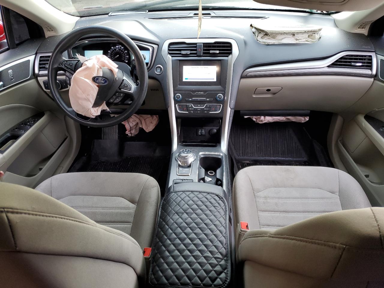 2019 Ford Fusion VIN 3FA6P0T96KR268673 Copart auction photo, front end / side damage thumbnail 8