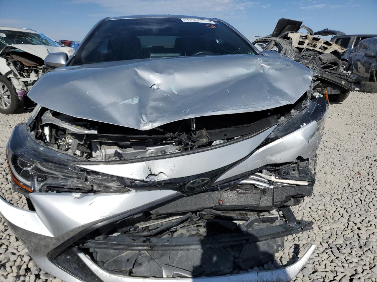 2019 Toyota Corolla VIN JTNK4RBE9K3048586 Copart auction photo, front end damage thumbnail 5