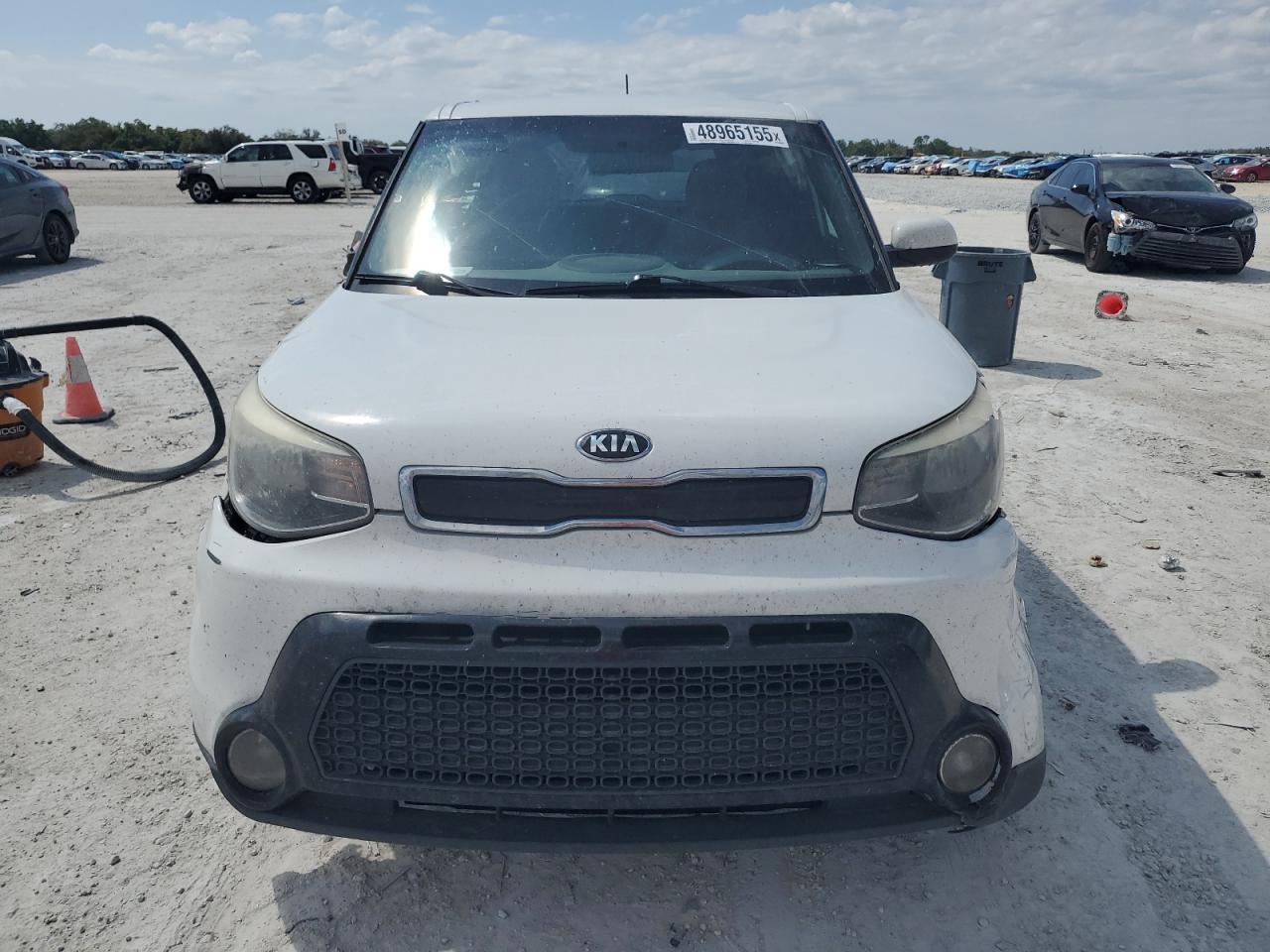2016 KIA Soul VIN KNDJP3A5XG7299087 Copart auction photo, front end / side damage thumbnail 5