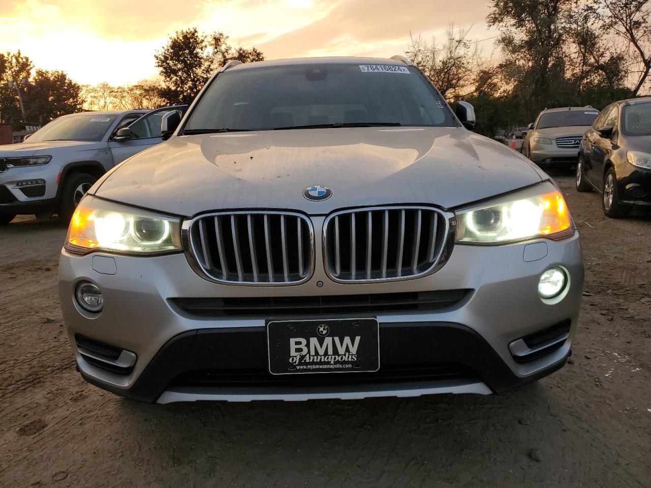 2015 BMW X3 VIN 5UXWX9C54F0D62750 Copart auction photo, rear end / minor dent/scratches damage thumbnail 5