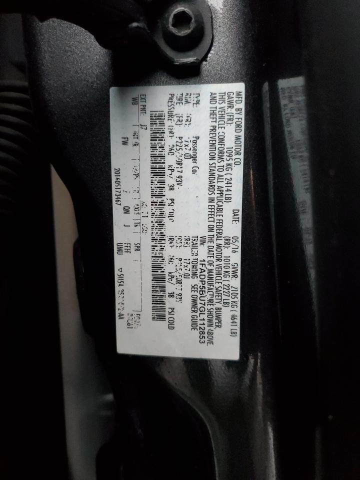 2016 Ford C-MAX VIN 1FADP5BU7GL112853 Copart auction photo, front end / side damage thumbnail 13