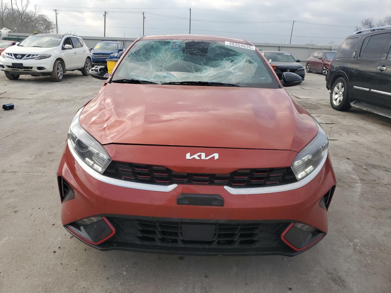 2023 KIA Forte VIN 3KPF54AD1PE595690 Copart auction photo, front end / hail damage thumbnail 5