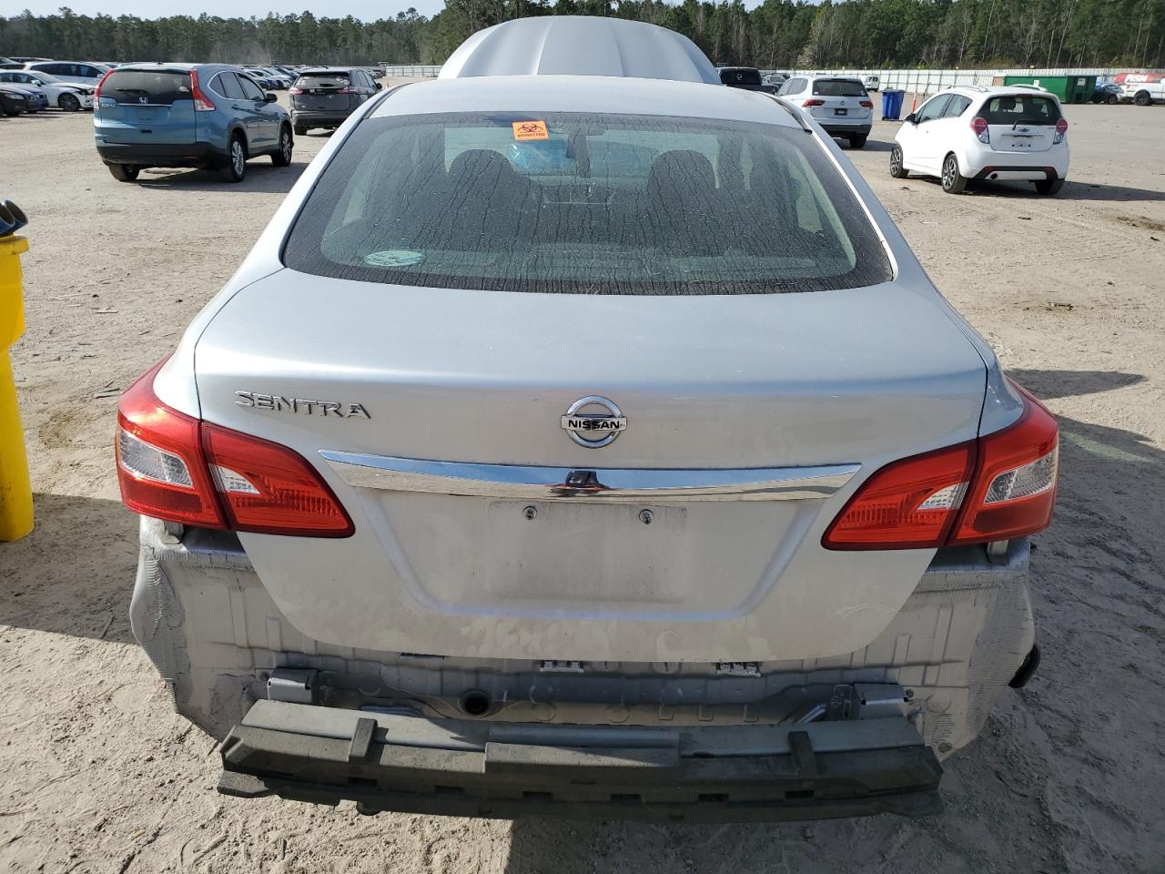 2018 Nissan Sentra VIN 3N1AB7AP0JY297249 Copart auction photo, rear end / side damage thumbnail 6
