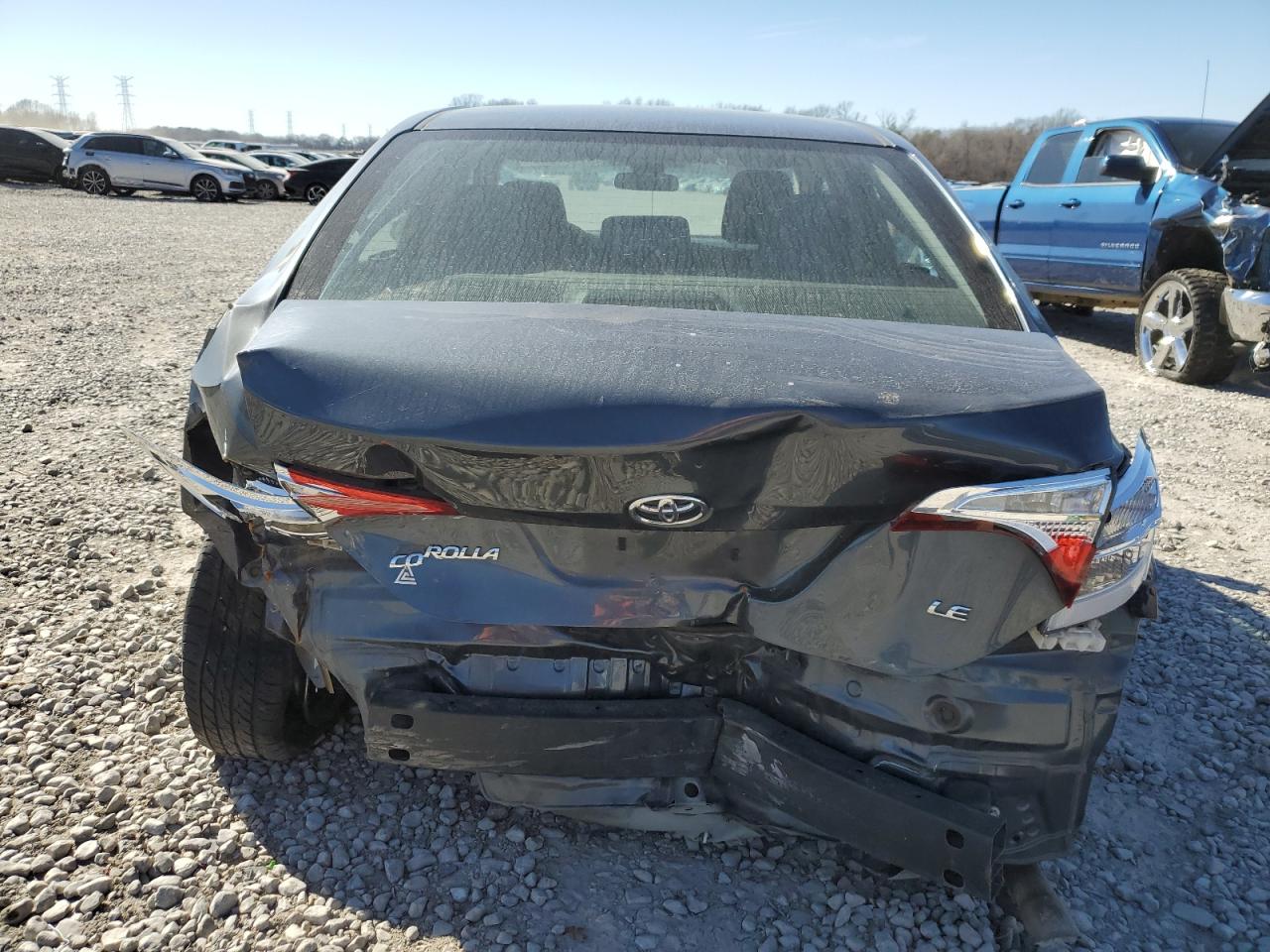 2019 Toyota Corolla VIN 2T1BURHE5KC226853 Copart auction photo, rear end damage thumbnail 6